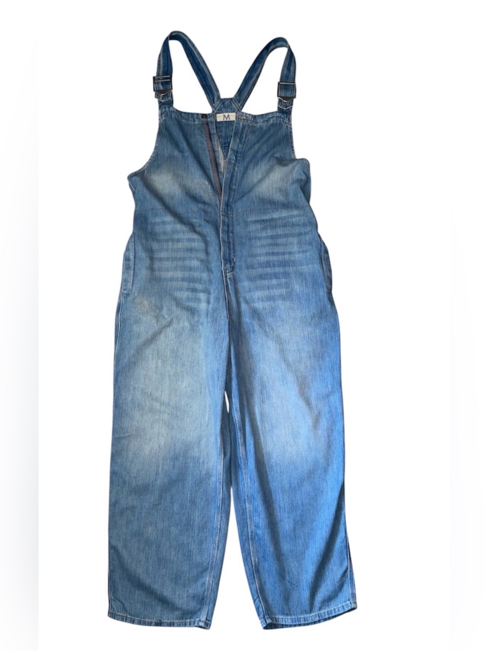 We The Free Denim Overalls Jumpsuit - Blue